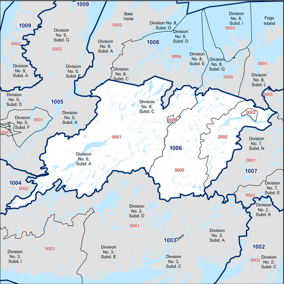 Figure: Locator map: Division No.  6 (Census division)