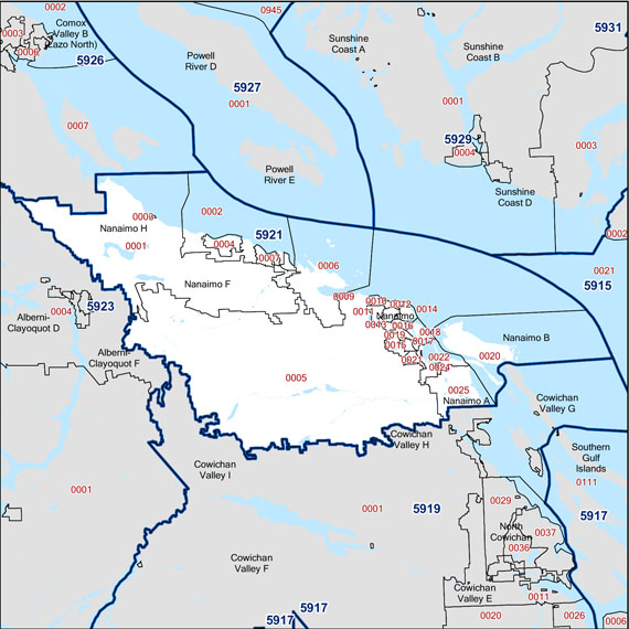 Figure: Locator map: Nanaimo (Census division)
