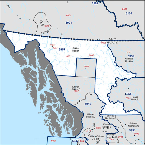 Figure: Locator map: Stikine (Census division)